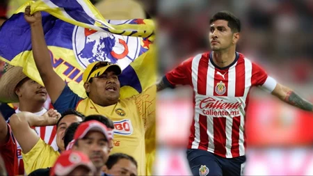 Afición del Club América y Víctor Guzmán