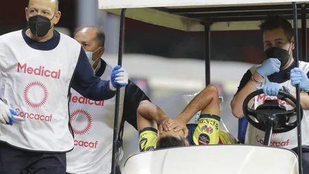 Chucho López es fracturado tras criminal entrada en el América vs Olimpia en Concachampions