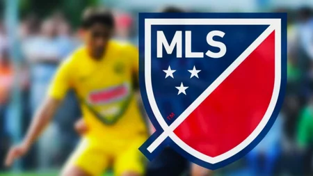 Omar Govea y escudo de la MLS