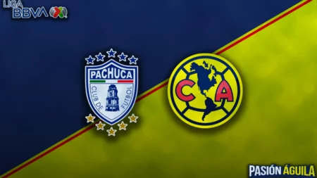 Escudos de Pachuca y América