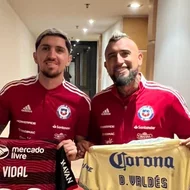 Diego Valdés y Arturo Vidal
