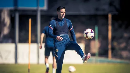 Mauro Lainez supera el Covid-19 y regresa a los entrenamientos del Club América